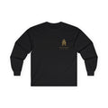 ApexUnity Long Sleeve Tee — ‘ApexUnity: Unity at the Top’ Gold Trident Logo (Copy)